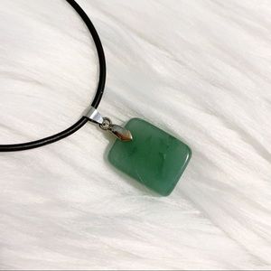 African Handmade Green Agate Gemstone Necklace